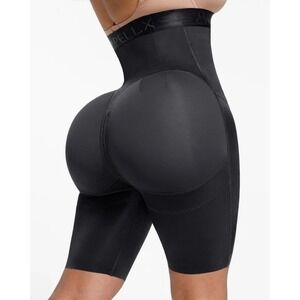 SHAPELLX Shapewear Tummy Control HW Lifting Body Shaper Shorts Blk 3XL New W Tag